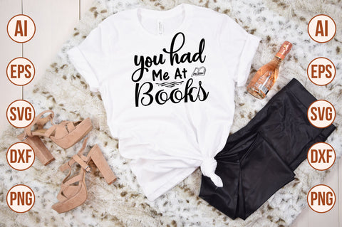 You Had Me At Books SVG SVG nirmal108roy 