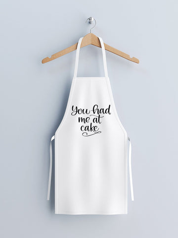 You Had Me At Cake Cut File SVG Cursive by Camille 