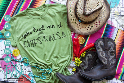 You Had Me At Chips And Salsa SVG | Cinco De Mayo SVG SVG Morgan Day Designs 