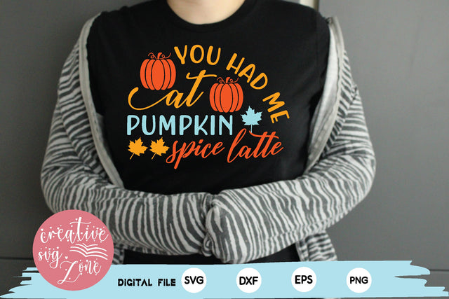 you had me at pumpkin spice latte SVG md faruk hossain 