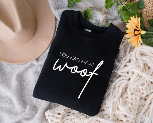 You Had Me At Woof Svg, Funny Dog Svg, Dog Svg, Dog Mama Svg, Dog Lady Svg, Crazy Dog Lady Svg, Dog Mom Svg, Dog Rescue Svg, svg for shirt SVG Fauz 