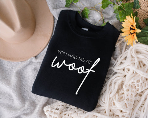You Had Me At Woof Svg, Funny Dog Svg, Dog Svg, Dog Mama Svg, Dog Lady Svg, Crazy Dog Lady Svg, Dog Mom Svg, Dog Rescue Svg, svg for shirt SVG Fauz 