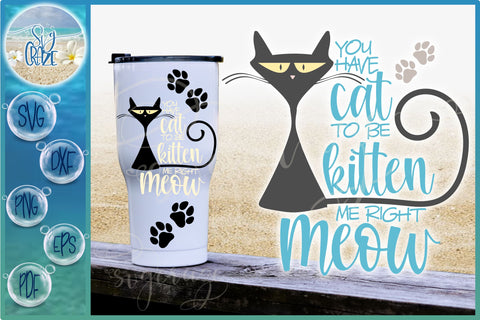 You Have Cat To Be Kitten Me Right Meow Quote SVG SVG Harbor Grace Designs 