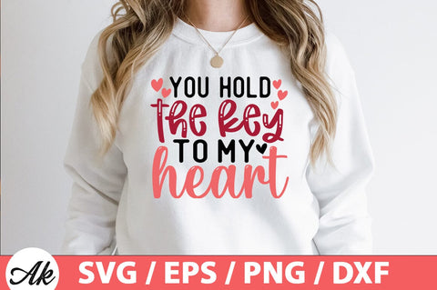 You hold the key to my heart SVG SVG akazaddesign 