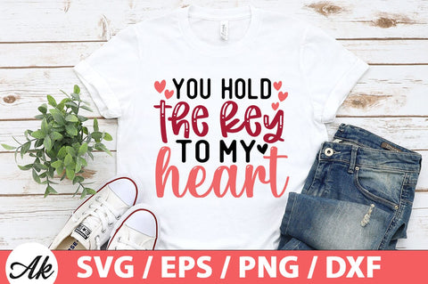 You hold the key to my heart SVG SVG akazaddesign 