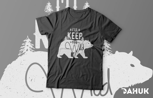 You Keep Me Safe | I'll Keep You Wil | Wild vector | Svg for Couples | Cuttable Design SVG, PNG, DXF & eps Designs SVG dahukdesign 