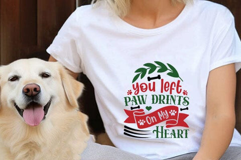 You Left Paw Drints On My Heart SVG Angelina750 