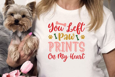 You Left Paw Prints On My Heart SVG Angelina750 