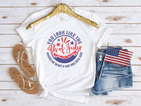 You look like the 4th of july SVG, Makes Me Want a Hot Dog Real Bad, Funny 4th of July, 4th of July Clipart SVG TonisArtStudio 