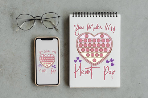 You Make My Heart Pop Sublimation Sublimation Jagonath Roy 