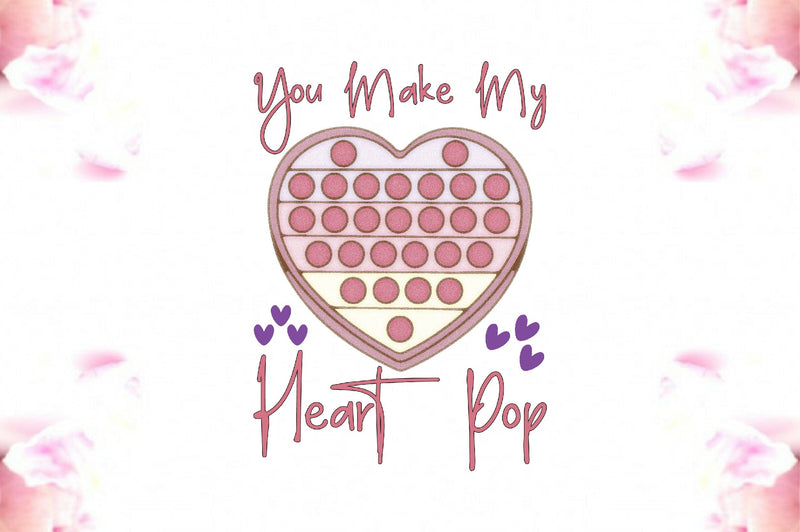 You Make My Heart Pop Sublimation Sublimation Jagonath Roy 