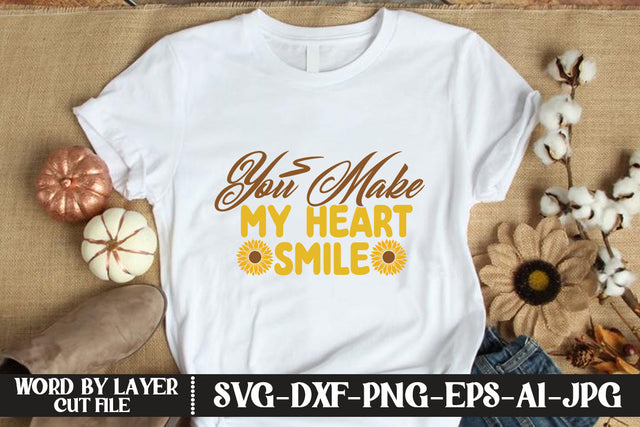 You Make My Heart Smile SVG CUT FILE SVG MStudio 