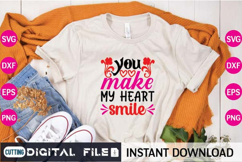 you make my heart smile SVG designer krishna 