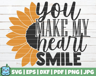 You Make My Heart Smile SVG MintyMarshmallows 