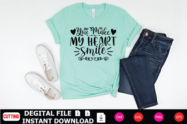 You Make My Heart Smile SVG Shahin alam 