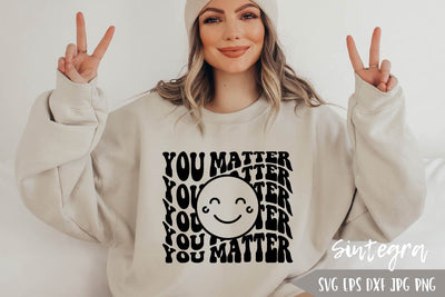 You Matter SVG Cut File With Smiley Face Free For Commercial Use SVG Sintegra 