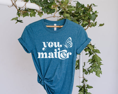 You Matter svg, Positive svg, Inspirational svg, Kind Quote svg, Mom SVG, Teacher Svg, Back to school svg, svg for shirt, svg cut files, pn SVG Fauz 