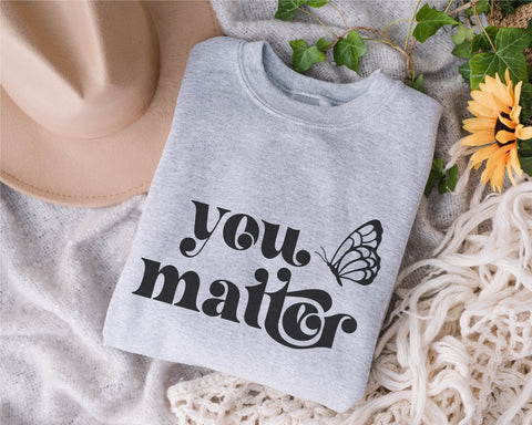 You Matter svg, Positive svg, Inspirational svg, Kind Quote svg, Mom SVG, Teacher Svg, Back to school svg, svg for shirt, svg cut files, pn SVG Fauz 