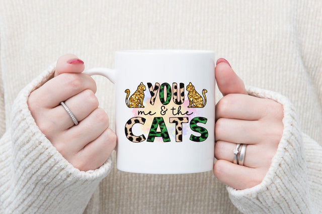 You me and the cats Sublimation Sublimation SVGista 