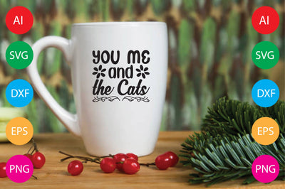 You Me and the Cats SVG CraftlabSvg29 