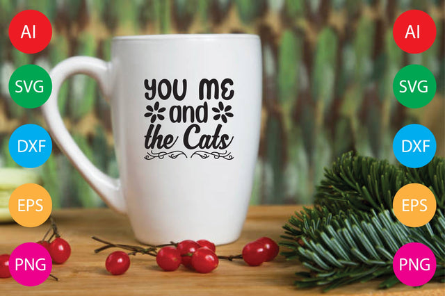 You Me and the Cats SVG CraftlabSvg29 