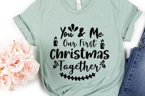 You & Me Our First Christmas Together SVG Angelina750 