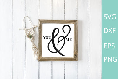 you & me svg SVG Chamsae Studio 