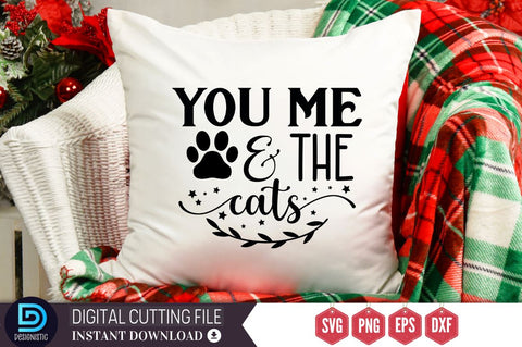 You me & the cats SVG, You me & the cats SVG DESIGNISTIC 