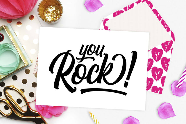 You rock Cut File SVG TheBlackCatPrints 