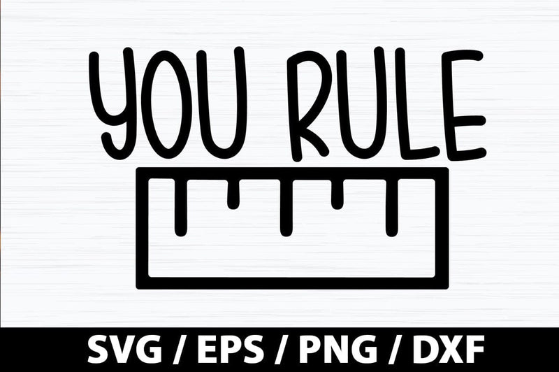 You Rule Ribbon You rule SVG - So Fontsy