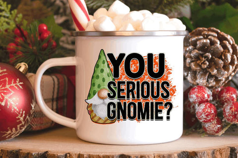 You serious gnomie Sublimation PNG, Sublimation Christmas Design Sublimation Regulrcrative 
