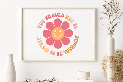 You should not be aeraid to be yourself, Mental Health SVG SVG DESIGNISTIC 