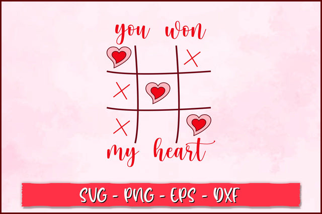 You won my heart Retro SVG SVG Shetara Begum 
