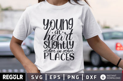 Young at heart slightly older in other places SVG SVG Regulrcrative 