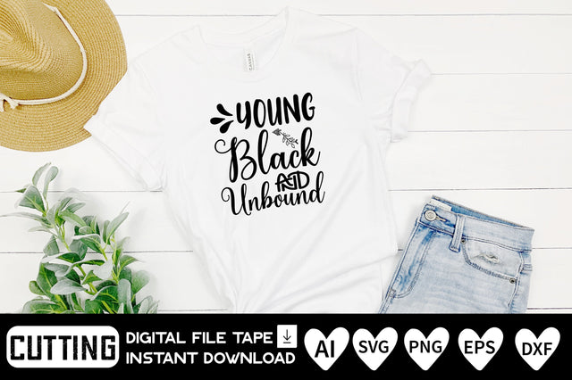 Young Black and Unbound SVG CraftlabSvg29 