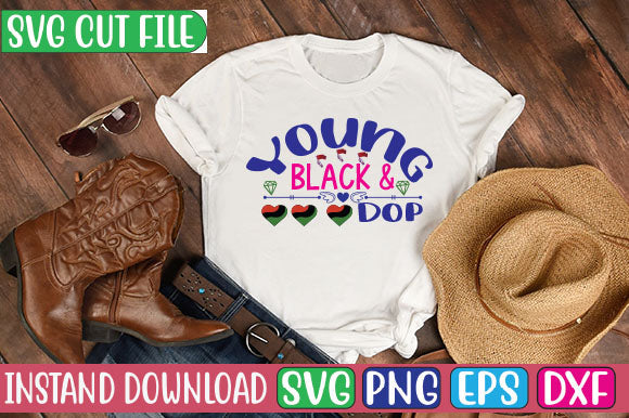 Young Black & Dop SVG Cut File SVG Studio Innate 