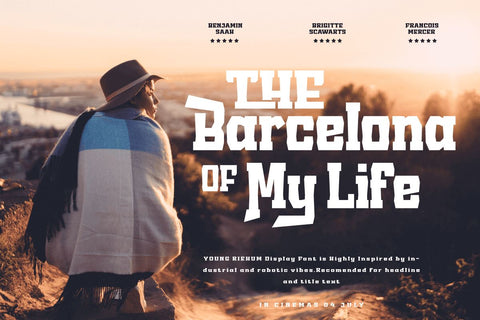 Young Riehum | Display Hero Font Font twinletter 