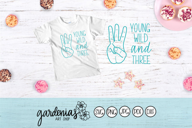 Young Wild and Three SVG Gardenias Art Shop 
