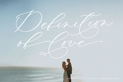 Your Beloved Font Four Lines Std. 