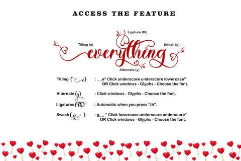 Your Everything Font Prasetya Letter 