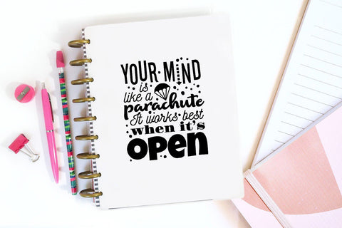 Your Mind is Like a Parachute SVG SVG VectorSVGdesign 
