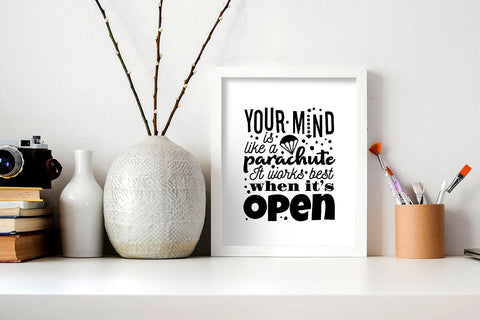 Your Mind is Like a Parachute SVG SVG VectorSVGdesign 
