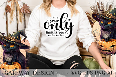 Your Only Limit Is You sticker design SVG designmaster24 