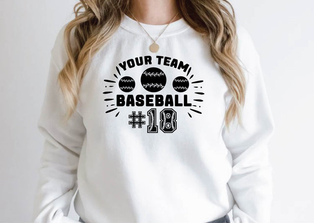 your team baseball #18 SVG Design SVG farhad farhad 
