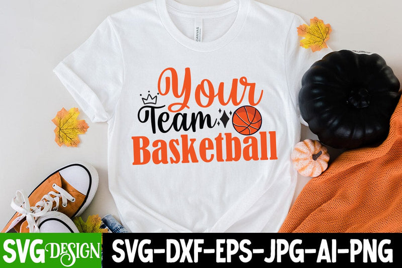 Your Team Basketball SVG Cut File SVG BlackCatsMedia 