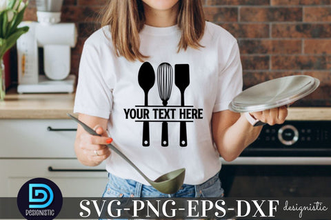 Your Text here, Kitchen Monogram SVG SVG DESIGNISTIC 