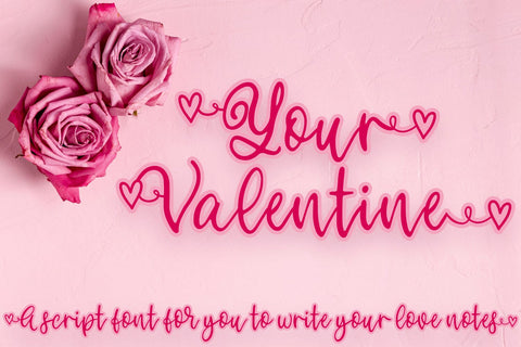 Your Valentine Font Freeling Design House 