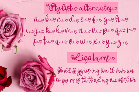 Your Valentine Font Freeling Design House 