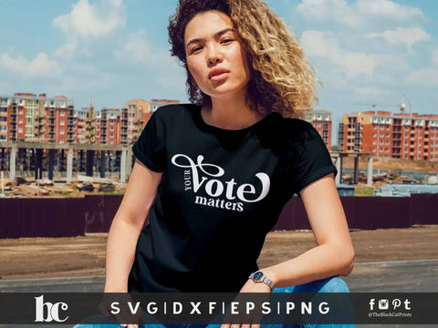Your Vote Matters | USA Elections cut file SVG TheBlackCatPrints 