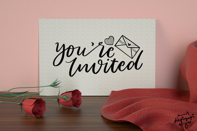 You're Invited SVG Bridal Quotes SVG dapiyupi store 